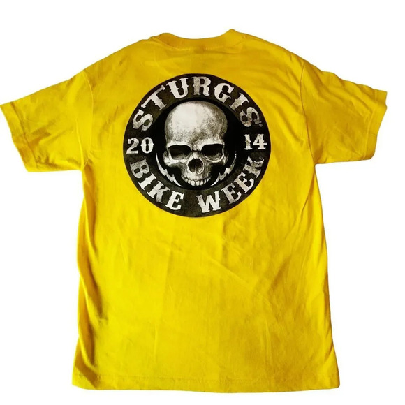 2014 74th Sturgis Motorcycle Rally Bike Week Shirt Black Hills, SD NWT Size L - Picture 2 of 9